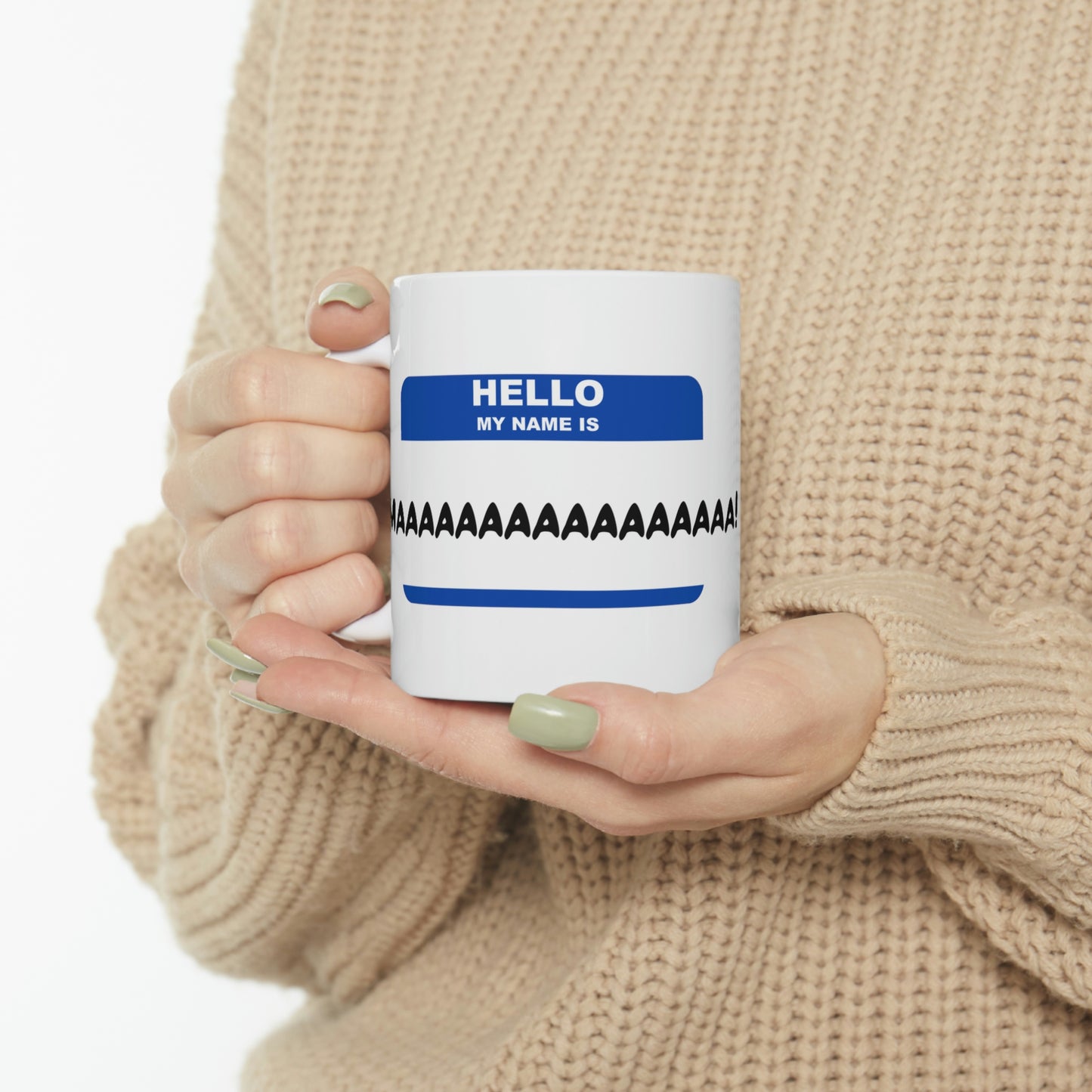 Hello, my name is Maaaaaaa! - Funny Mom Mug