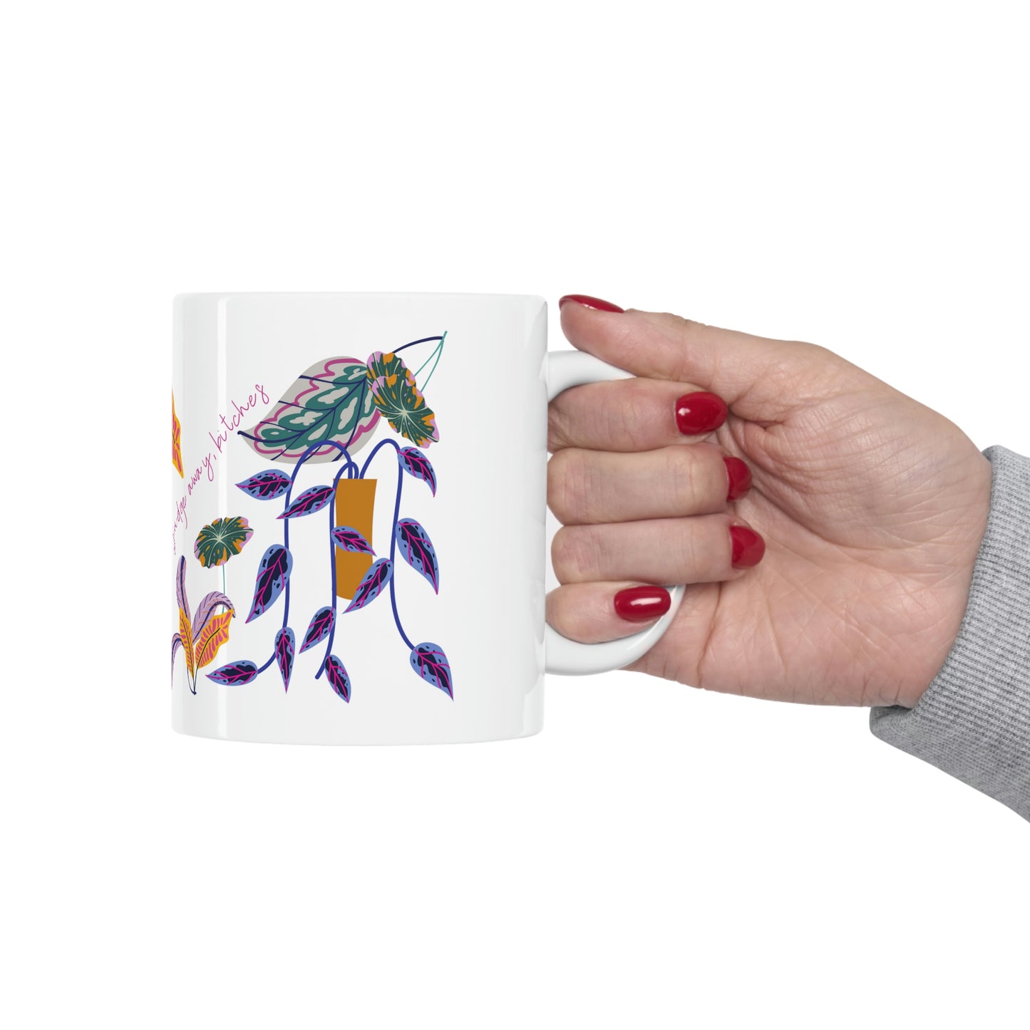 Judge Away, Bitches - Funny Mug