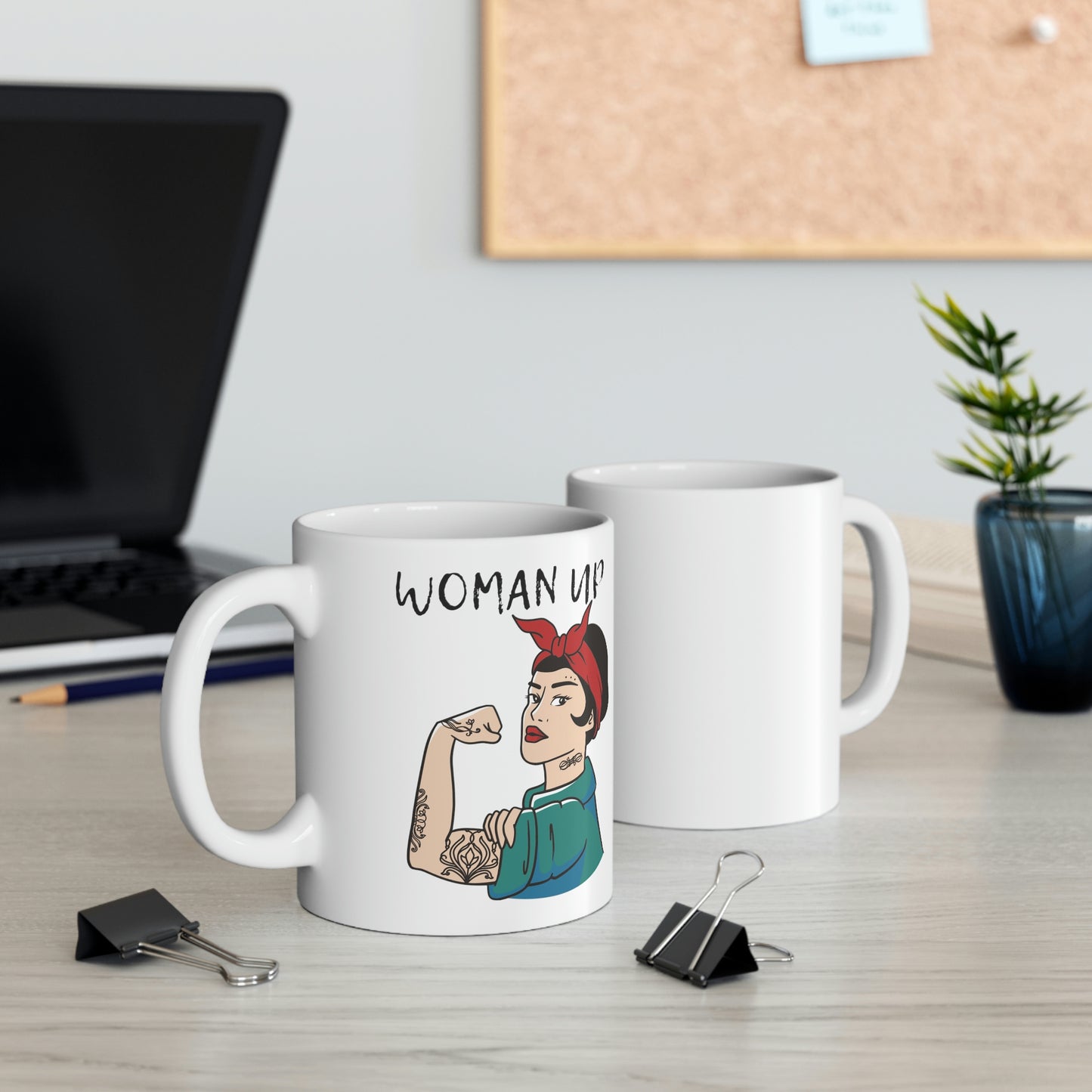 Woman Up - Inspirational Mug