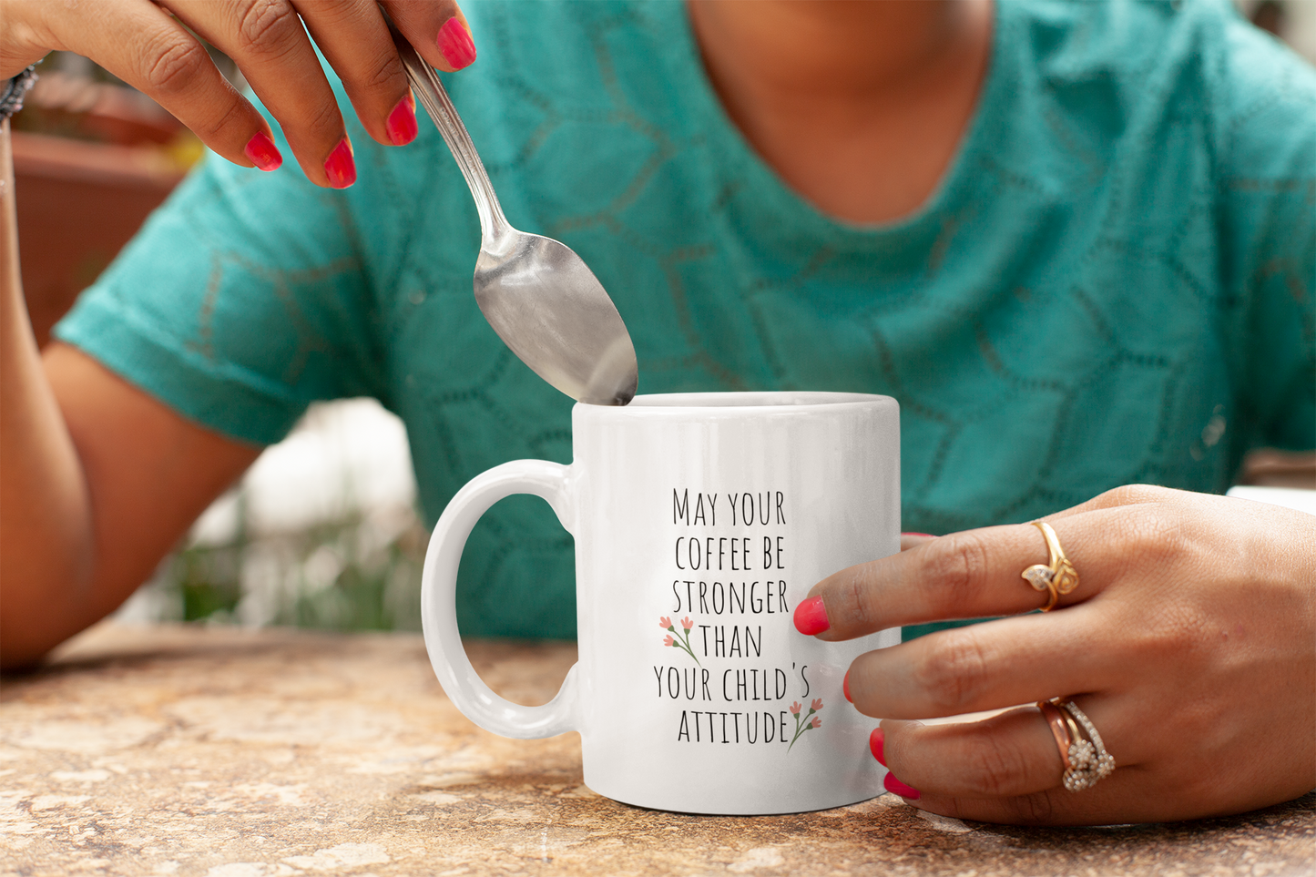 May Your Coffee be Stronger Than Your Child's Attitude - Funny Mom Mug, Sarcastic Mom Mug, Funny Parent Mug