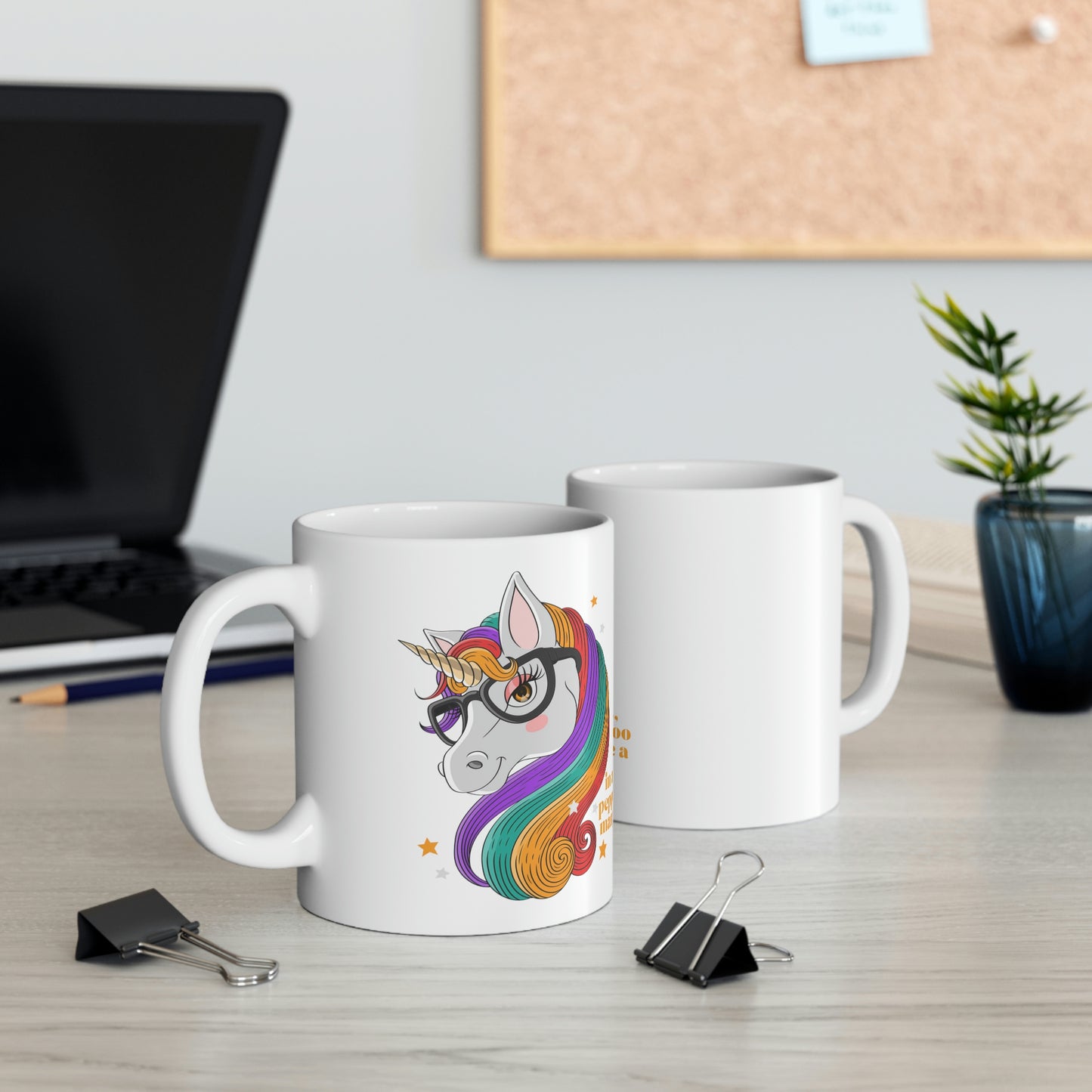 In a Field of Horses, Peppered with Far Too Many Jackasses, be a Unicorn - Funny Mug