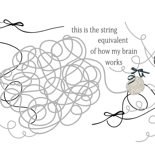 This is the String Equivalent to How my Brain Works - Funny Mug